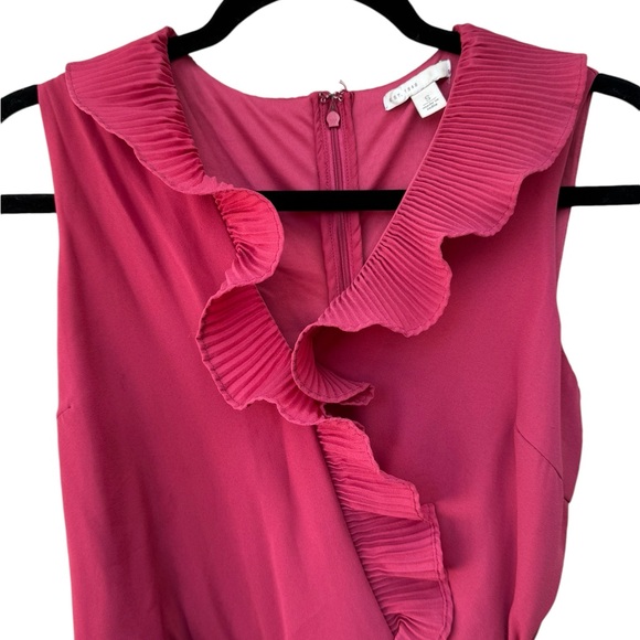 Cato Raspberry Colored Dressy Romper size Small - Picture 4 of 9